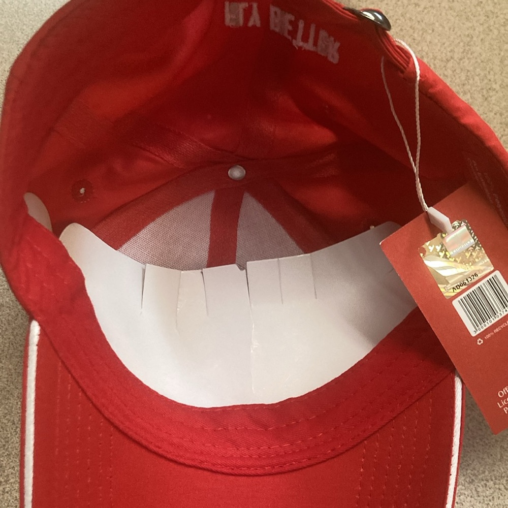 Red Baseball Cap - Picture 5 of 6